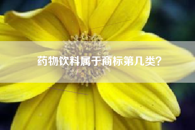 药物饮料属于商标第几类? 药物饮料属于商标第几类?