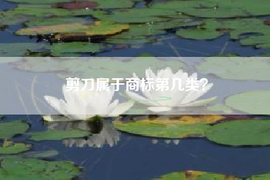 剪刀属于商标第几类? 剪刀属于商标第几类?