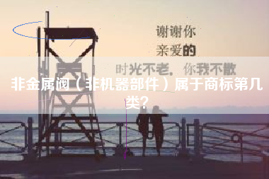 非金属阀（非机器部件）属于商标第几类？
