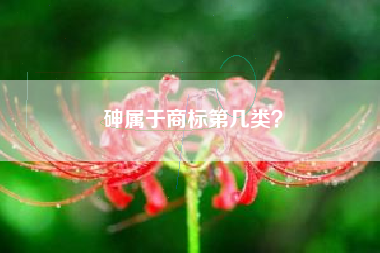 砷属于商标第几类？