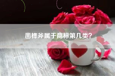 凿榫斧属于商标第几类？