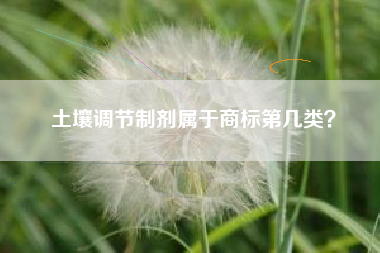 土壤调节制剂属于商标第几类? 土壤调节制剂属于商标第几类?