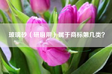 玻璃砂（研磨用）属于商标第几类？