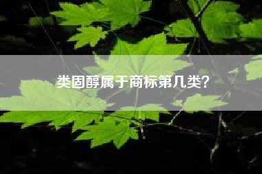 类固醇属于商标第几类？