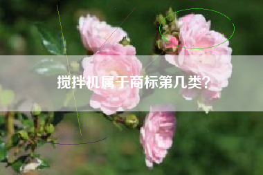 搅拌机属于商标第几类？