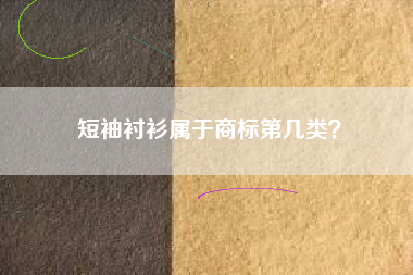 短袖衬衫属于商标第几类？