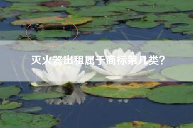 灭火器出租属于商标第几类？