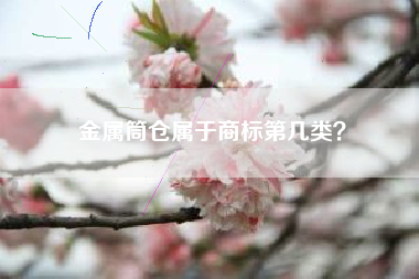 金属筒仓属于商标第几类？