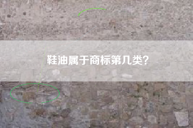 鞋油属于商标第几类？