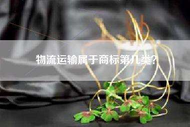 物流运输属于商标第几类？
