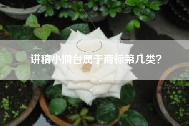 讲稿小搁台属于商标第几类？