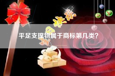 平足支撑物属于商标第几类？