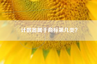 计数器属于商标第几类？