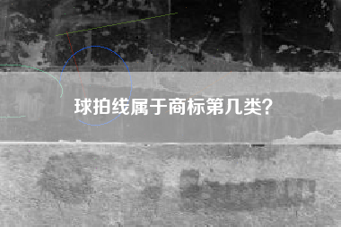 球拍线属于商标第几类？