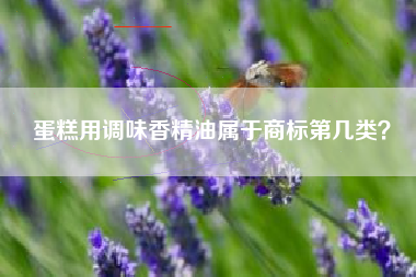 蛋糕用调味香精油属于商标第几类？