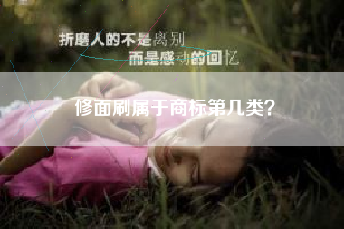 修面刷属于商标第几类？