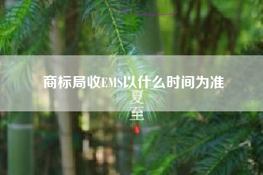 商标局收EMS以什么时间为准