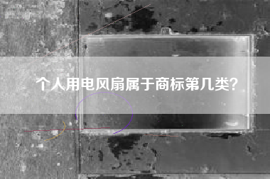 个人用电风扇属于商标第几类？