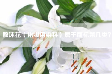 散沫花（化妆用染料）属于商标第几类？