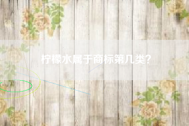 柠檬水属于商标第几类？
