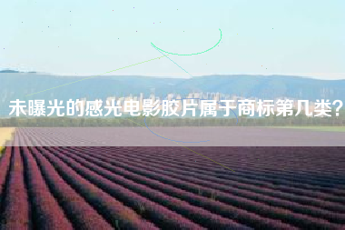 未曝光的感光电影胶片属于商标第几类？