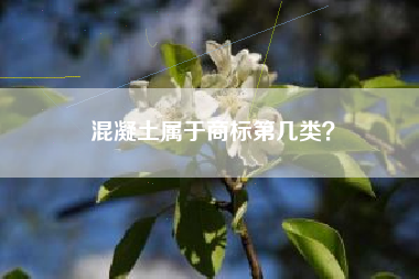 混凝土属于商标第几类？