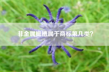 非金属檐槽属于商标第几类？