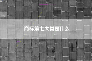 商标第七大类是什么