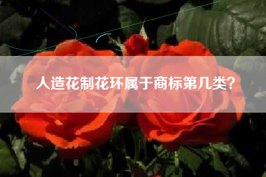 人造花制花环属于商标第几类？