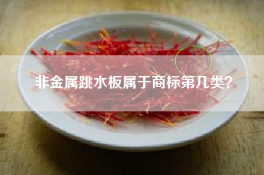 非金属跳水板属于商标第几类？