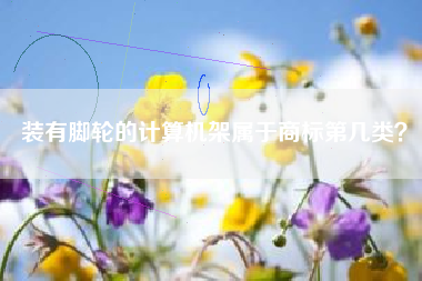 装有脚轮的计算机架属于商标第几类？