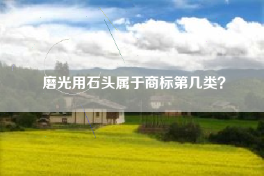 磨光用石头属于商标第几类？