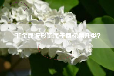 非金属波形瓦属于商标第几类？