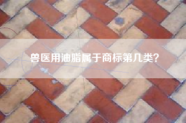 兽医用油脂属于商标第几类？