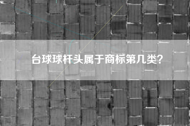 台球球杆头属于商标第几类？