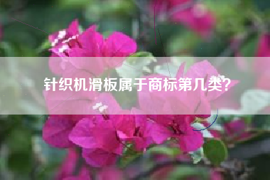 针织机滑板属于商标第几类？