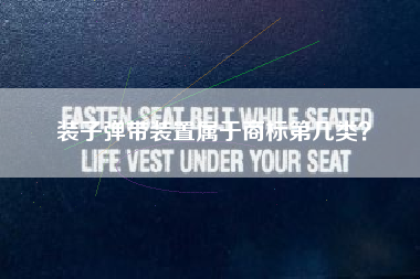 装子弹带装置属于商标第几类？