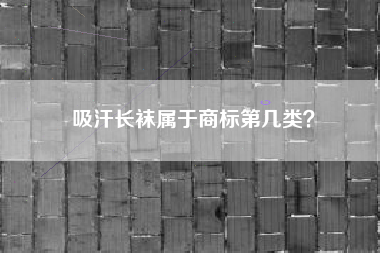 吸汗长袜属于商标第几类？