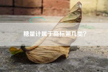 糖量计属于商标第几类？