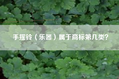 手摇铃（乐器）属于商标第几类？