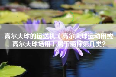 高尔夫球的运送机（高尔夫球运动用或高尔夫球场用）属于商标第几类？