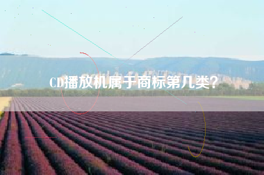 CD播放机属于商标第几类？