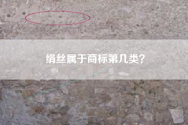 绢丝属于商标第几类？