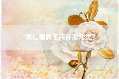 果仁糖属于商标第几类？