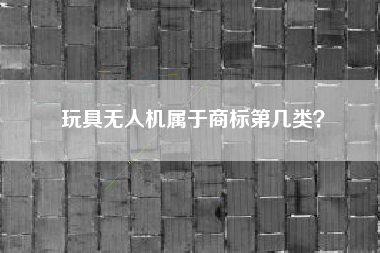 玩具无人机属于商标第几类？