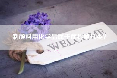 制颜料用化学品属于商标第几类？