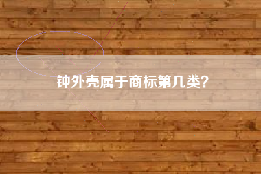 钟外壳属于商标第几类？
