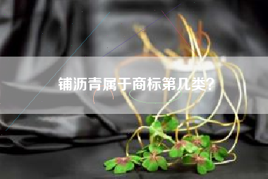 铺沥青属于商标第几类？