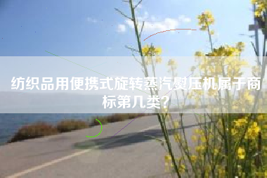 纺织品用便携式旋转蒸汽熨压机属于商标第几类？