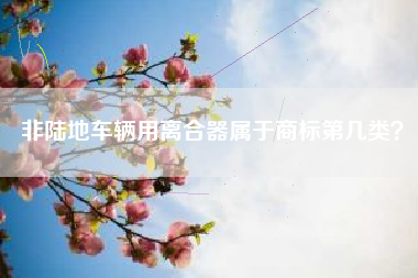 非陆地车辆用离合器属于商标第几类？